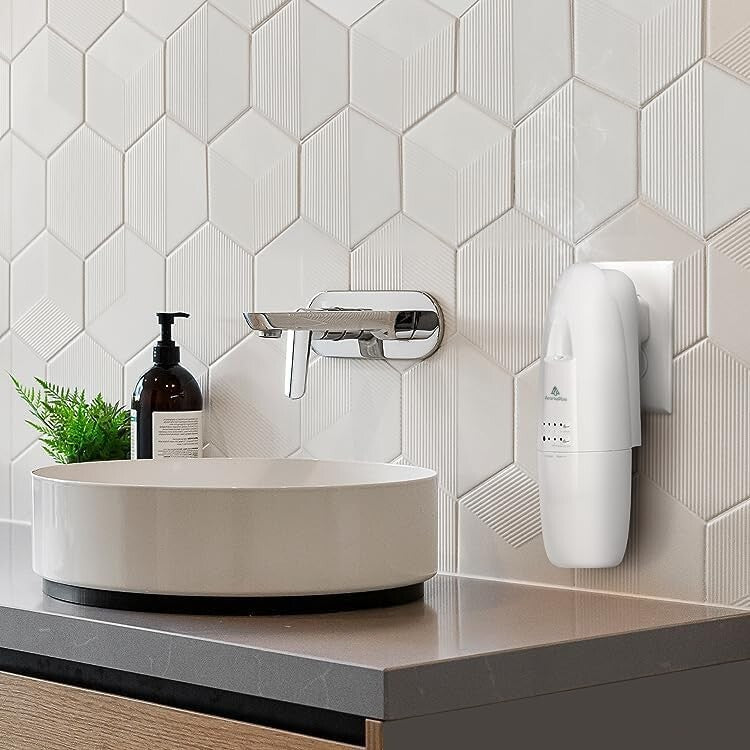 Silent Waterless Diffuser for Home & Office - 500 Sq. Ft Coverage, Auto Shutoff