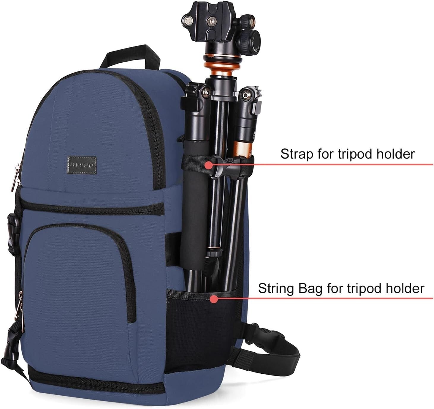 Professional Mirrorless Camera Bag with Shock Resistant Design & Tripod Storage
