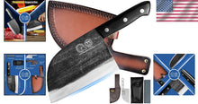Load image into Gallery viewer, Handmade Serbian Chef Knife - 6.7 Inch Full Tang with Portable Leather Sheath