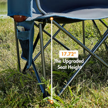 Load image into Gallery viewer, Ergonomic Two-Seater Camping Chair for Outdoor Adventures - 600lbs Support