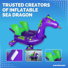 Load image into Gallery viewer, Inflatable Sea Dragon Lounge Float – Spacious, Durable &amp; Photogenic Design