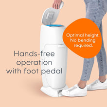 Load image into Gallery viewer, Stylish White Diaper Disposal System with 8 Refills - Perfect Baby Shower Gift