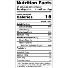 Load image into Gallery viewer, Wholesale Low Carb Tortilla Wraps - 1 Net Carb Per Serving - 36 Count Pack