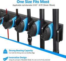 Load image into Gallery viewer, Innovative Vertical Fishing Rod Holder Set – 36 Rod Capacity &amp; Secure Grip