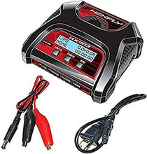 Load image into Gallery viewer, Genuine Hexfly 3A LiPo Charger – Charges 2 Batteries Simultaneously, Red/Black