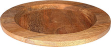 Load image into Gallery viewer, Handcrafted Rustic 13" Natural Wood Charger Plates - Set of 2 for Elegant Dining