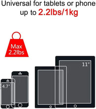 Load image into Gallery viewer, Premium Aluminum Tablet Stand - 360° Adjustable for Bed, Kitchen, and Office Use