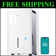 Load image into Gallery viewer, Sleek 50 Pint Dehumidifier for 4,500 Sq. Ft. - Smart Control &amp; Quiet Performance