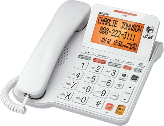 CL4940 Corded Standard Phone with Digital Recording & Easy Viewing Display