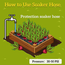 Load image into Gallery viewer, Garden-Ready 150 ft Flat Soaker Hose: Lightweight, Kink-Resistant Design