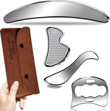 Load image into Gallery viewer, Versatile Stainless Steel Muscle Scraper Kit for Soreness &amp; Tension Relief