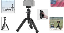 Load image into Gallery viewer, Compact 20" Aluminum Tripod with 360° Versatile Ball Head &amp; Smartphone Holder