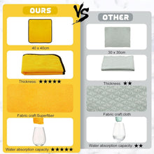 Load image into Gallery viewer, Premium Gold 16''x16'' Microfiber Towels - 40 Pack for Multi-Purpose Cleaning