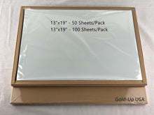 Load image into Gallery viewer, Microporous 13x19 Waterproof Inkjet Film for Sharp Silk Screen Prints - 100 Pack