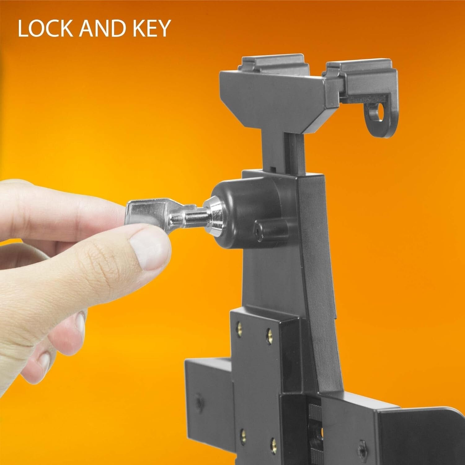 Heavy-Duty Locking Tablet Mount for 7-10" Devices - Ideal for Vehicles & Walls