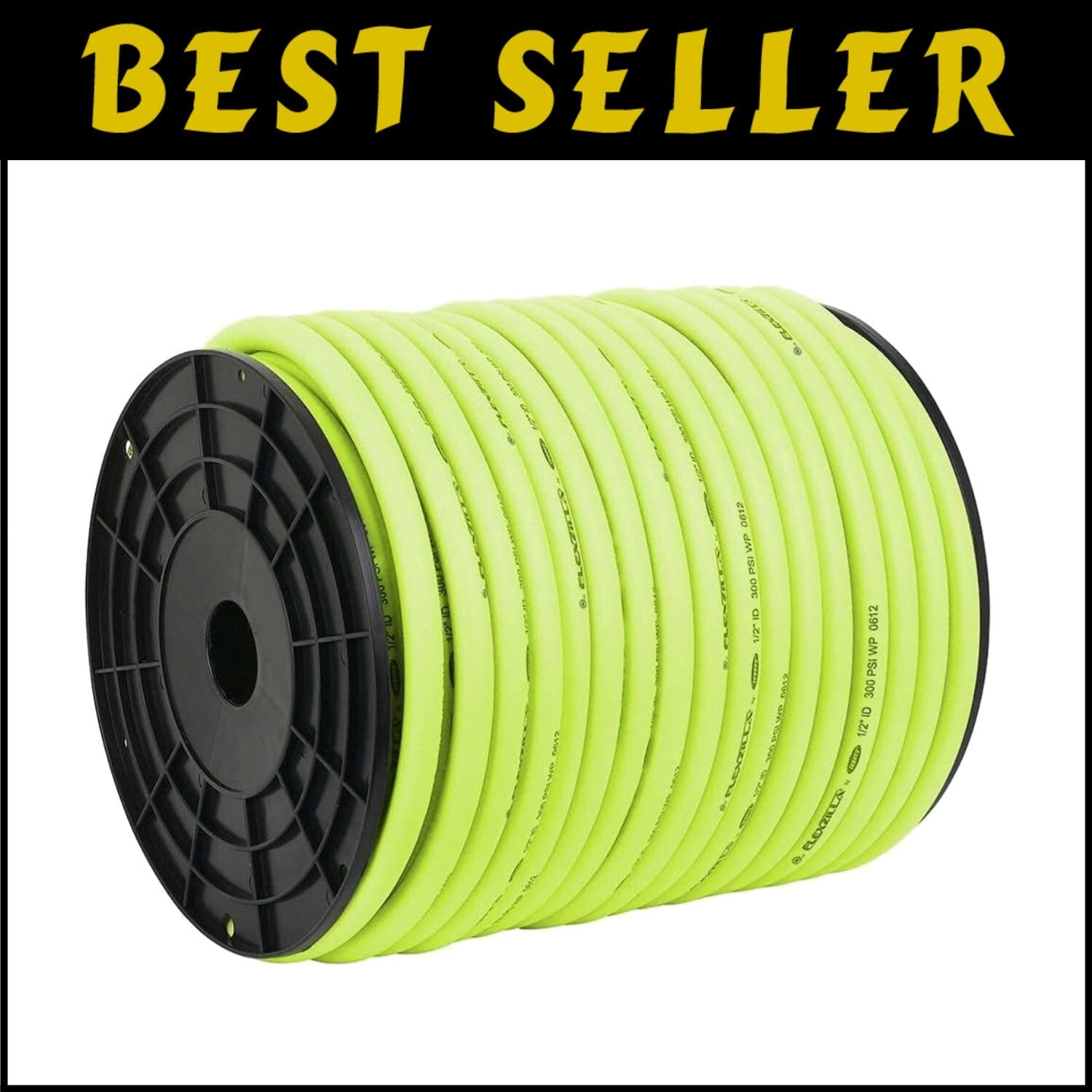 Flexible Hybrid Polymer Air Hose 1/2" x 250' - Crush & Kink Resistant Design