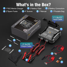 Load image into Gallery viewer, IP68 Onboard Battery Charger - 2-Bank, 10A for SLA/Lithium &amp; Calcium Batteries