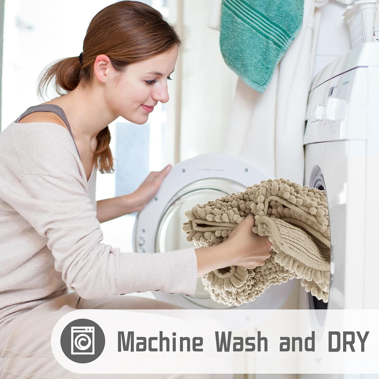 Soft Chenille Bath Runner Rug - 70" x 24", Ideal for Bathrooms & Nurseries