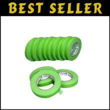 Load image into Gallery viewer, Durable Automotive Paint Tape - 12 Rolls, 0.7" x 60 Yards, Sharp Edge Protection