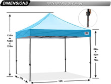 Load image into Gallery viewer, Heavy Duty 10x10 Patio Tent with UV Protection - Ideal for Events &amp; Parties