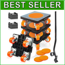 Load image into Gallery viewer, Premium Furniture Lifter Tool Set of 4 - Move Heavy Items with Ease &amp; 880Lbs