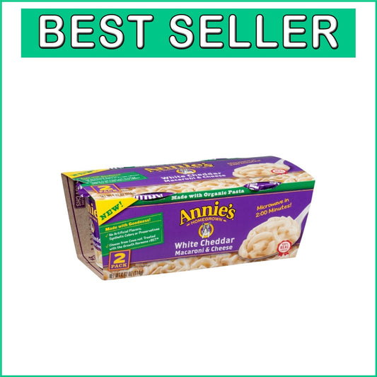 All-Natural Organic Mac and Cheese with Real White Cheddar - 6 Pack, 24.12 Oz