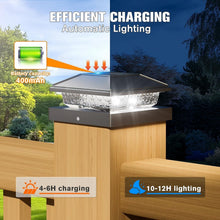 Load image into Gallery viewer, Bright LED Solar Post Lights - 4x4 Waterproof Yard Decor, 10+ Hours Illumination