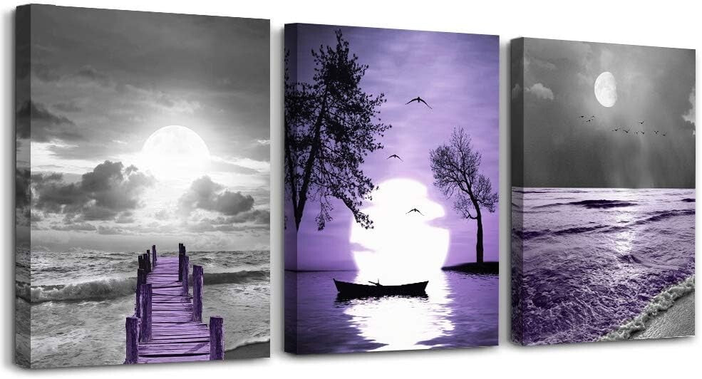 Captivating Black and White Sunflower Canvas Art - Ideal Home Decoration Set
