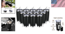 Load image into Gallery viewer, 12 Count Powder Coated Stainless Steel Tumblers - Ideal for Cold &amp; Hot Beverages