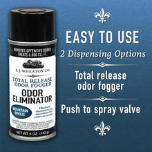 Load image into Gallery viewer, Professional Strength Odor Eliminator Fogger - 3 Pack Mountain Breeze Scent
