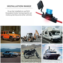 Load image into Gallery viewer, High-Quality Waterproof Maxi LED Fuse Holder 2 Pack - Ideal for Vehicles &amp; Boats