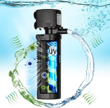 Load image into Gallery viewer, Powerful 5W U-V Internal Filter for Fish Tanks 20-75 Gallons - Fresh &amp; Saltwater