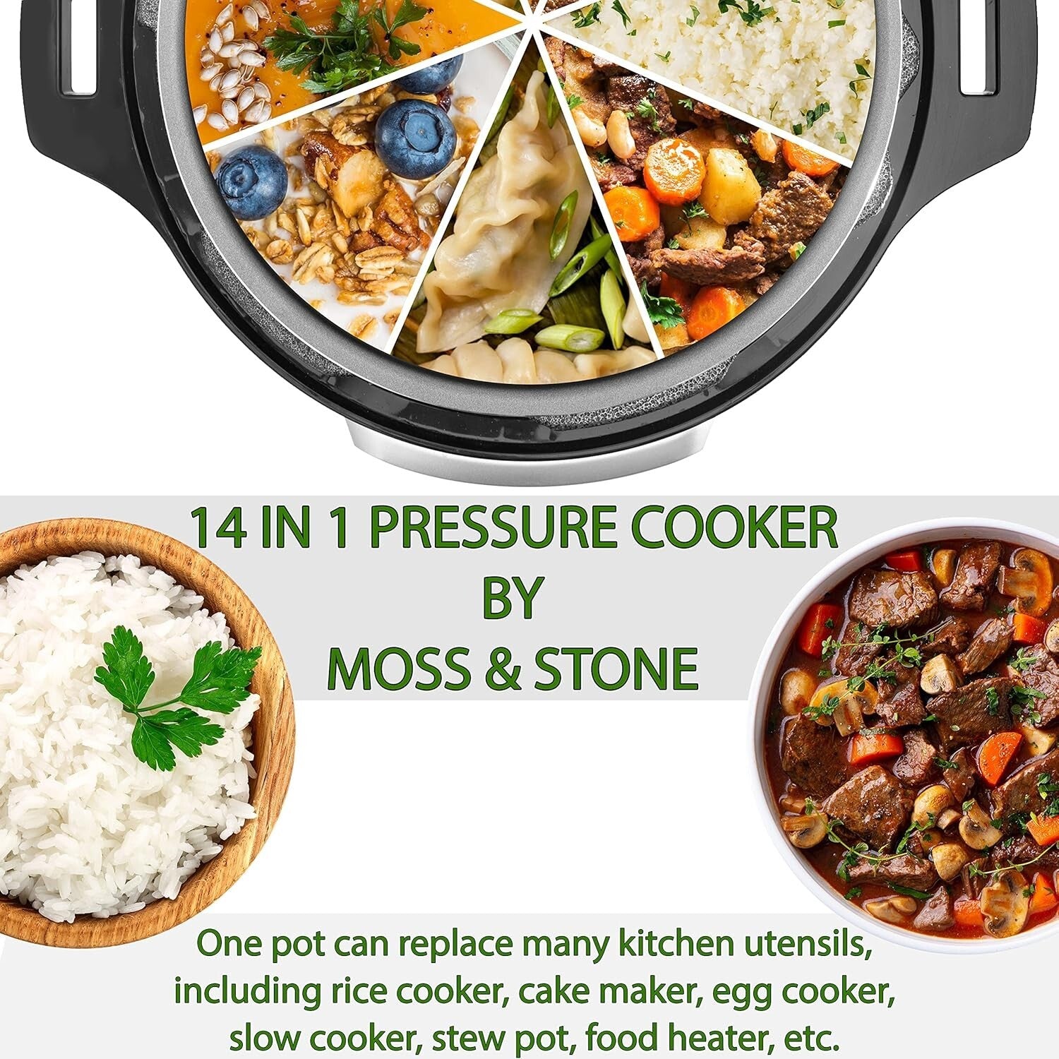 Ultimate 6 Quart Stainless Steel Electric Pressure Cooker with Safety Features