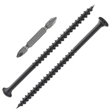 Load image into Gallery viewer, Durable 15 Lbs Coarse Threaded Black Screws - Ideal for Wood &amp; Drywall