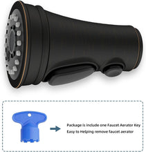 Load image into Gallery viewer, Universal Pull Down Kitchen Faucet Spray Head - 3 Functions, Oil Rubbed Bronze