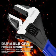 Load image into Gallery viewer, Versatile Adjustable Wrench Set - 4 Sizes, Corrosion-Resistant Finish, Easy Grip