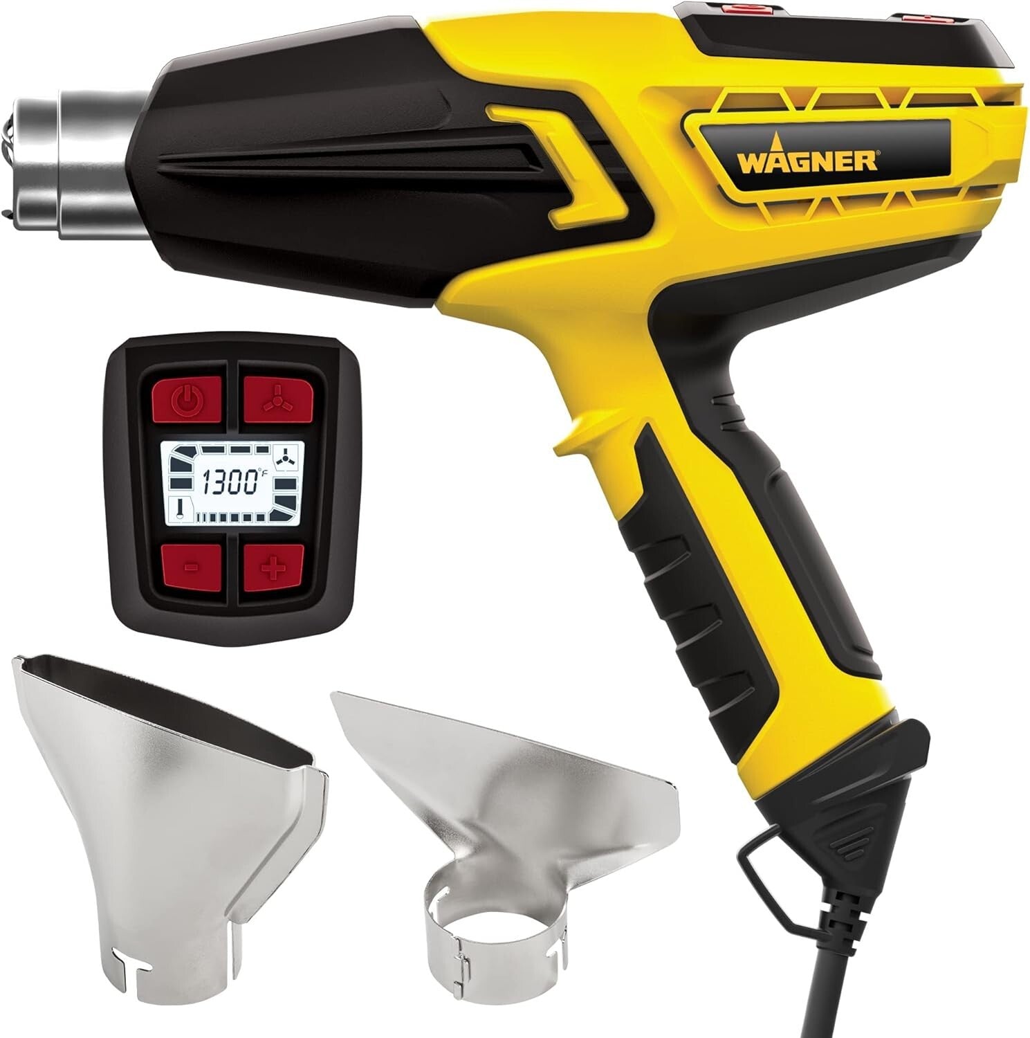 Precision Heat Gun with LCD Display & 2 Nozzles - Ideal for DIY Projects