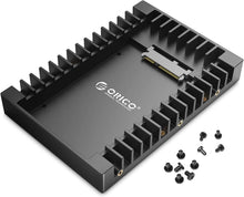 Load image into Gallery viewer, Compact &amp; Lightweight 2.5 to 3.5 SSD Drive Adapter - 5 Pack of Essential Caddies