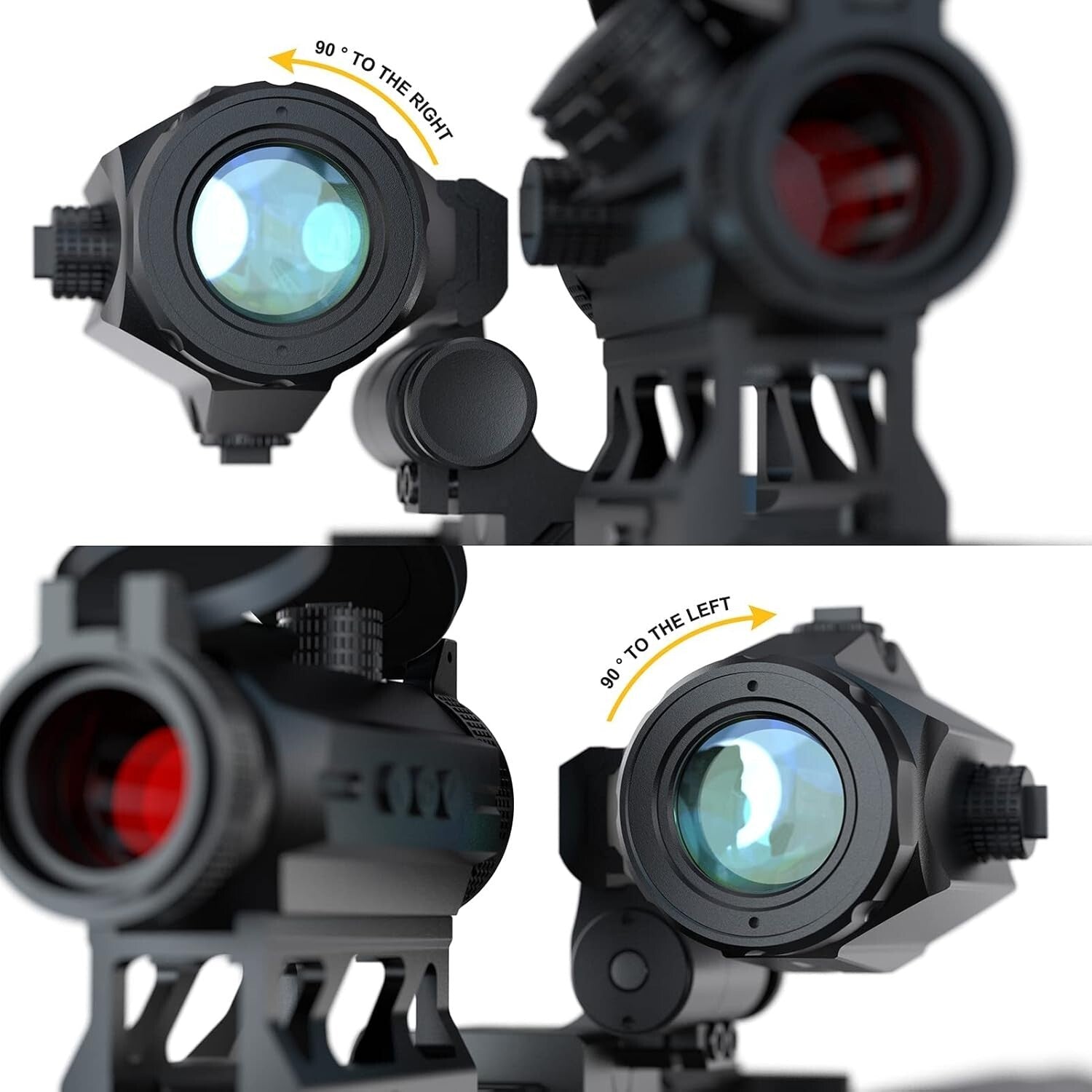 Adjustable 3X Magnifier with Flip to Side Mount for Ultimate Shooting Control