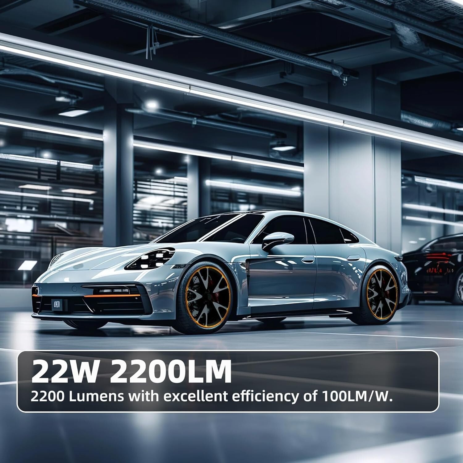 Energy Saving T5 LED Shop Light - 10 Pack, 6500K Brightness, Lightweight Design