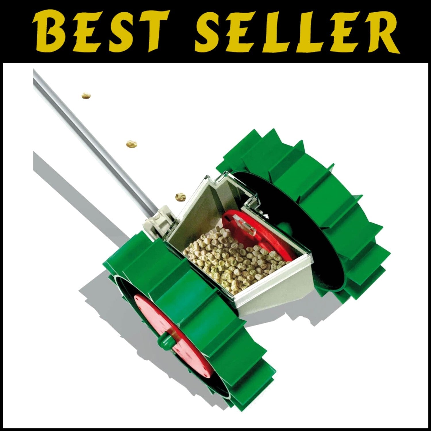 Compact Ergonomic Seeder with 6 Disc Options for Efficient Vegetable Gardening