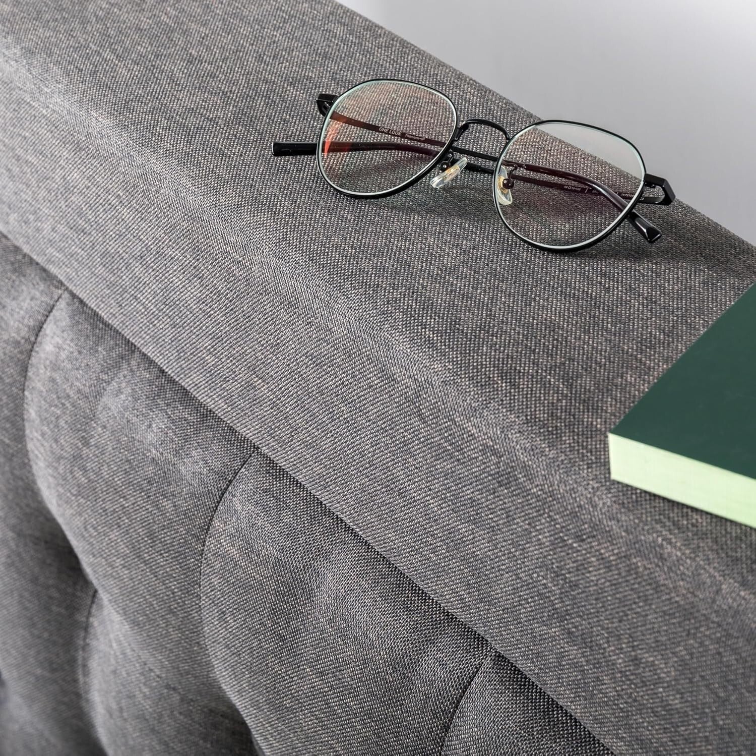 Durable California King Platform Bed Frame - Upholstered, No Box Spring Required