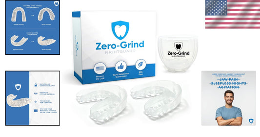 Versatile Zero-Grind Nightguard with Ventilated Case for On-the-Go Protection