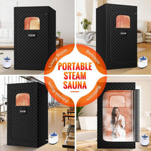 Load image into Gallery viewer, Portable Steam Sauna Box - Upgraded Home Relaxation &amp; Detox Solution 2.6'x2.6'