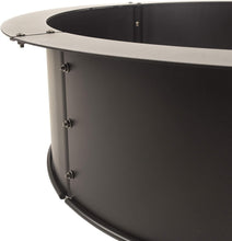 Load image into Gallery viewer, Versatile Alloy Steel Fire Ring - Perfect for Outdoor Fire Pits &amp; Gatherings