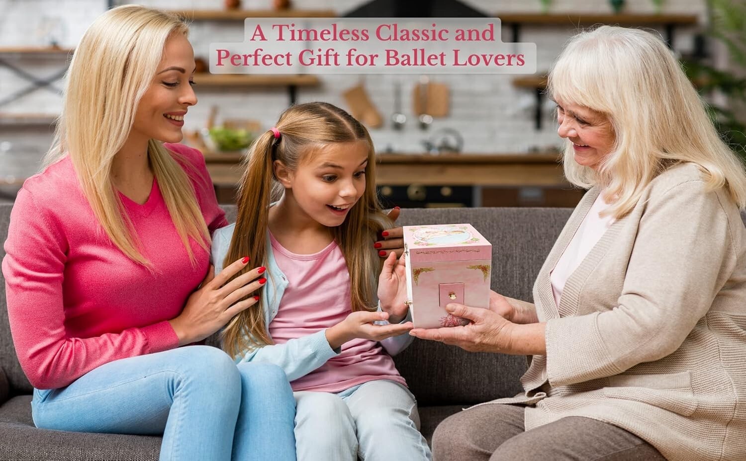 Magical Musical Jewelry Box with 4 Drawers and Ballerina Figurine - Gift Ready