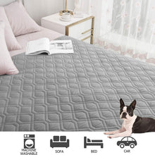 Load image into Gallery viewer, Reversible Waterproof Dog Bed Cover &amp; Pet Blanket - 120" x 82" Luxury Protection