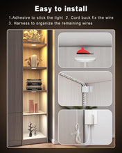 Load image into Gallery viewer, 4-Pack Under Cabinet Smart Puck Lights - Adjustable Colors &amp; Remote Control