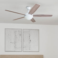 Load image into Gallery viewer, Modern Tri-Mount 52” Ceiling Fan with 5 Blades &amp; LED Light - Farmhouse Style