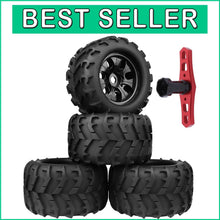 Load image into Gallery viewer, Optimal Traction RC Monster Truck Buggy Tires - 17mm Hex for Maxx and Typhon